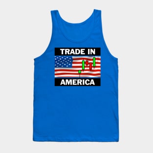 Trade in America Novelty Stock Trader Gift Tank Top